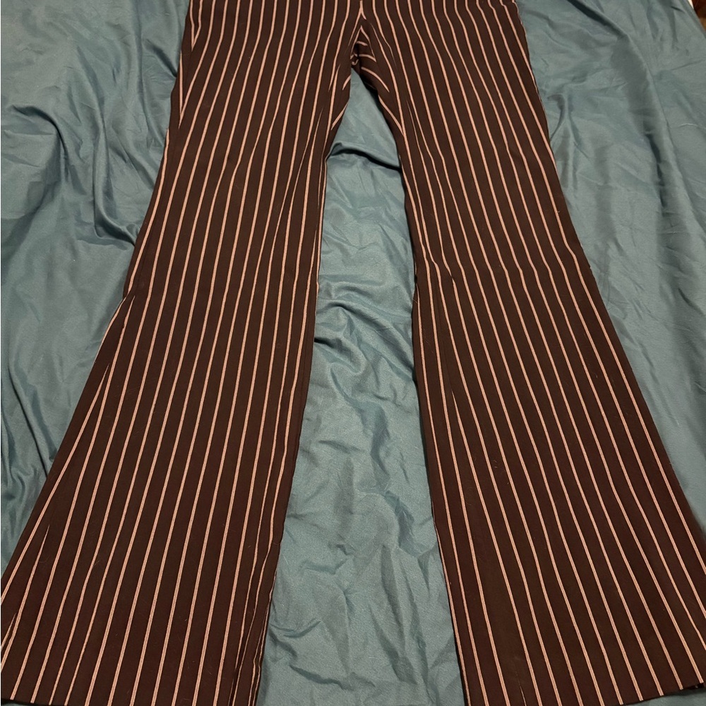 Express Black Flared Trousers
